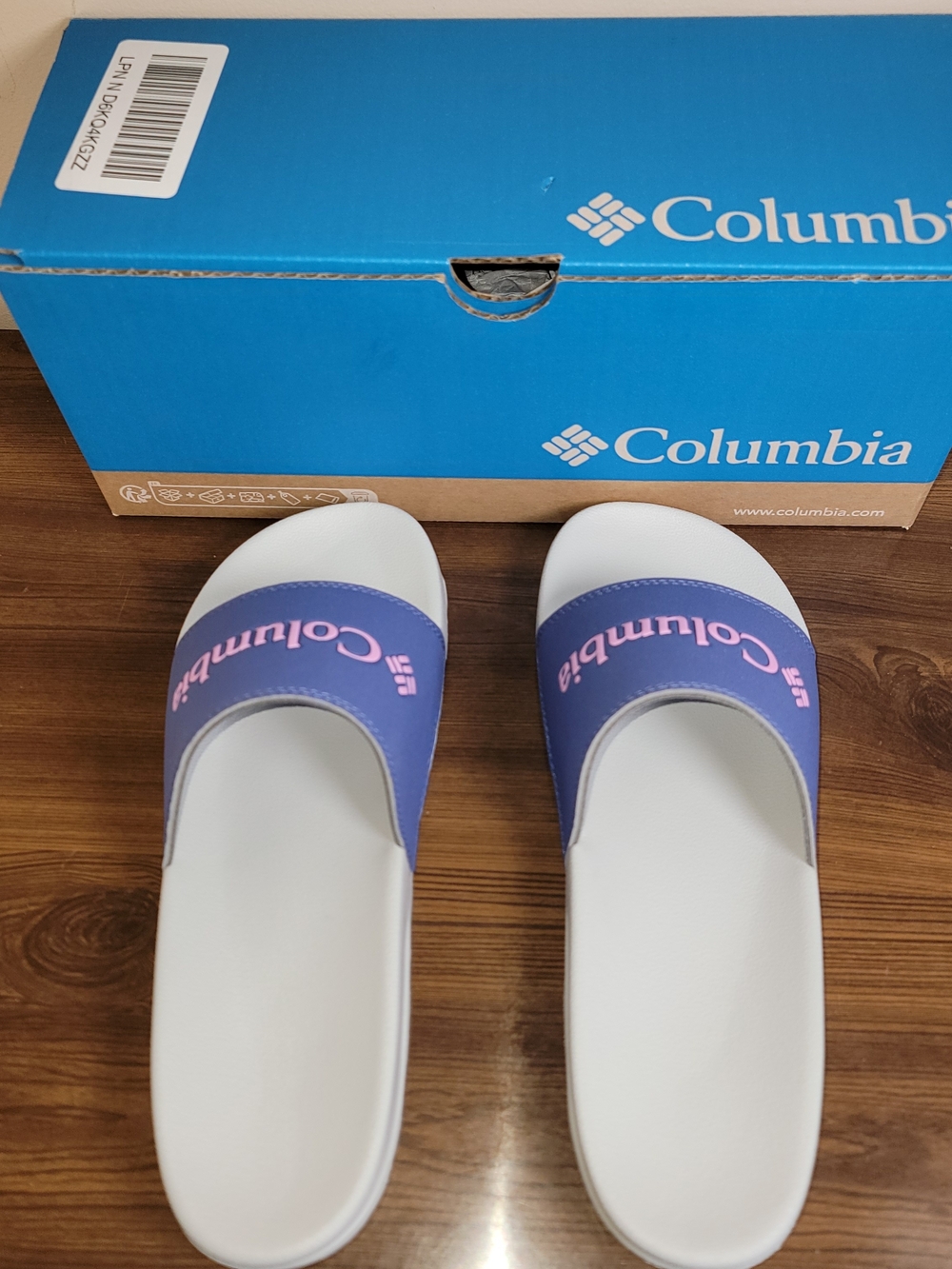 Columbia Kids Hood River Slides - Size 5 Big Kids - Picture 2 of 5